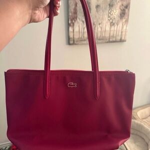Lacoste Pink Tote Bag
